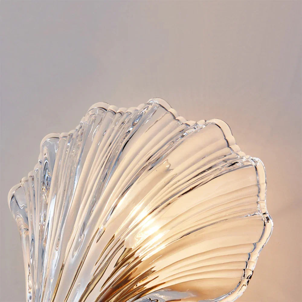 Wandlamp Schelp Glas Metaal LED Kust Luxe Slaapkamer Hal Badkamer Modern