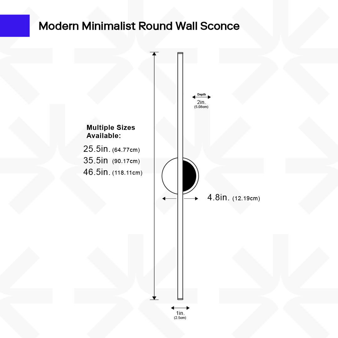 Moderne Minimalistische Ronde Wandlamp Met Geïntegreerde LED Verlichting