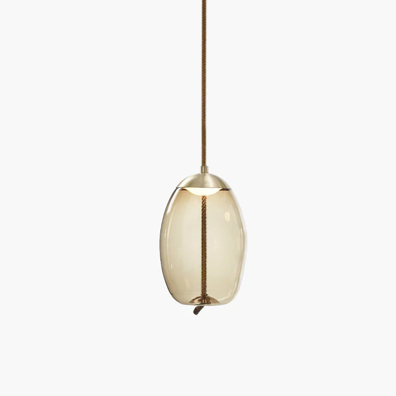 Handgeblazen Glazen Hanglamp Modern Design – Glas en Metaal – Instelbare Kabel 150cm – Geïntegreerde LED – 4 Modellen & Kleuropties