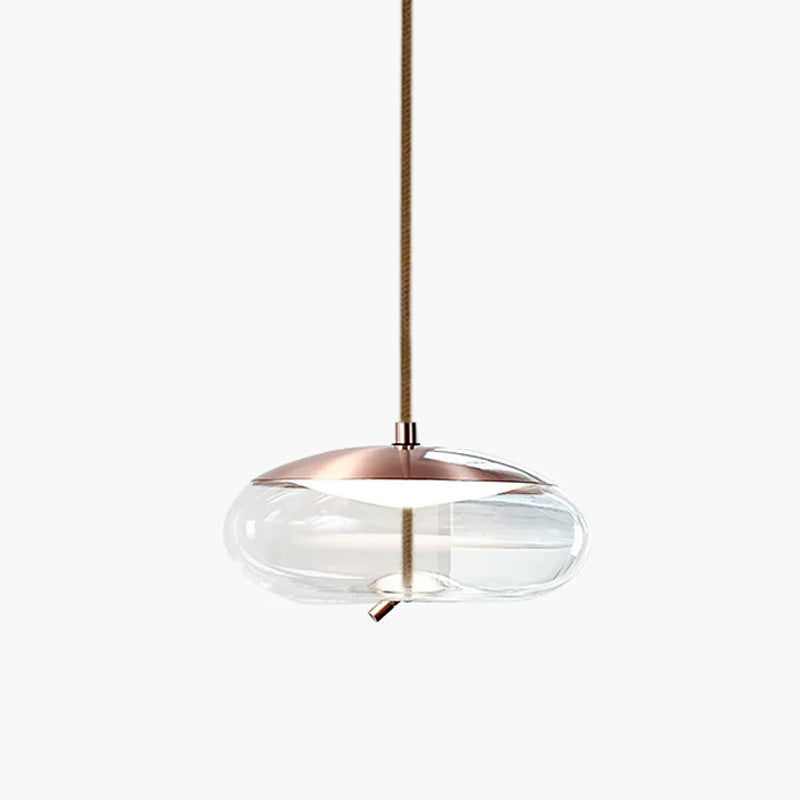 Handgeblazen Glazen Hanglamp Modern Design – Glas en Metaal – Instelbare Kabel 150cm – Geïntegreerde LED – 4 Modellen & Kleuropties
