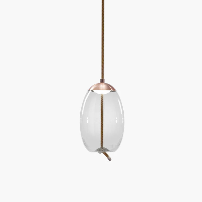 Handgeblazen Glazen Hanglamp Modern Design – Glas en Metaal – Instelbare Kabel 150cm – Geïntegreerde LED – 4 Modellen & Kleuropties