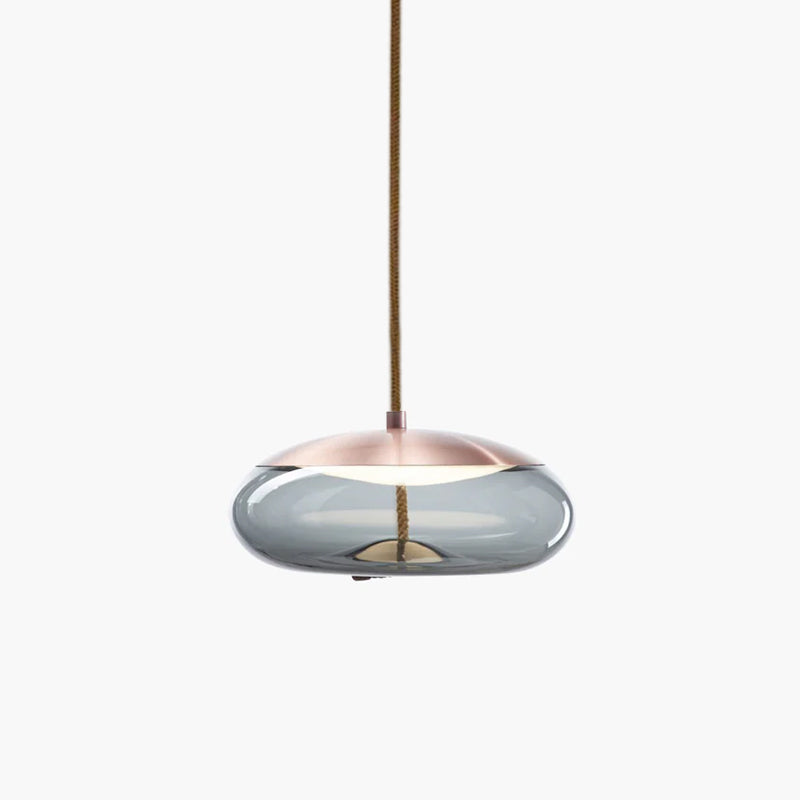 Handgeblazen Glazen Hanglamp Modern Design – Glas en Metaal – Instelbare Kabel 150cm – Geïntegreerde LED – 4 Modellen & Kleuropties