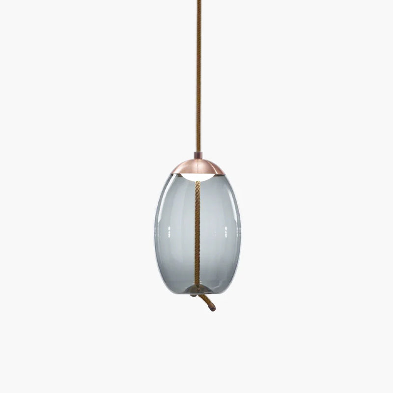 Handgeblazen Glazen Hanglamp Modern Design – Glas en Metaal – Instelbare Kabel 150cm – Geïntegreerde LED – 4 Modellen & Kleuropties