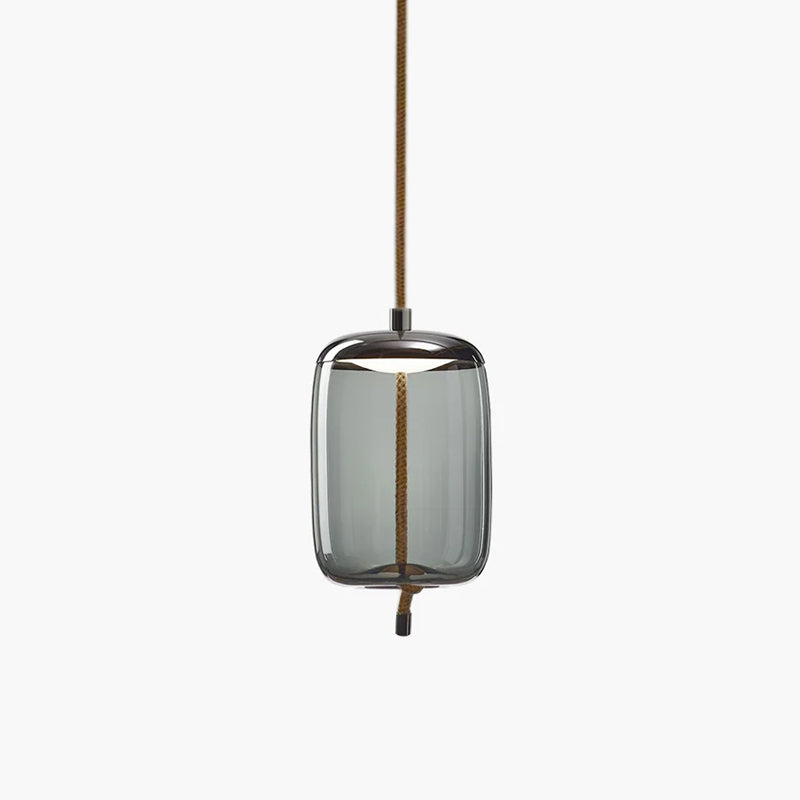 Handgeblazen Glazen Hanglamp Modern Design – Glas en Metaal – Instelbare Kabel 150cm – Geïntegreerde LED – 4 Modellen & Kleuropties