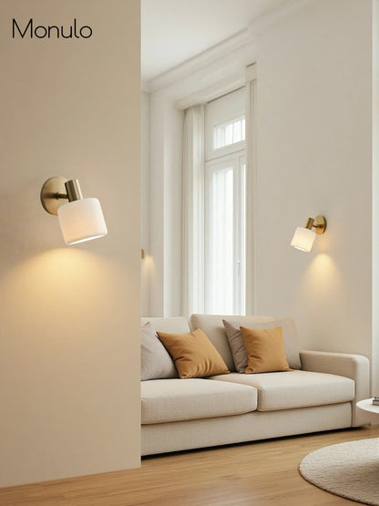 Keramische Ronde Wandlamp Wit Minimalistisch Flush Mount Verlichting voor Hal en Gang