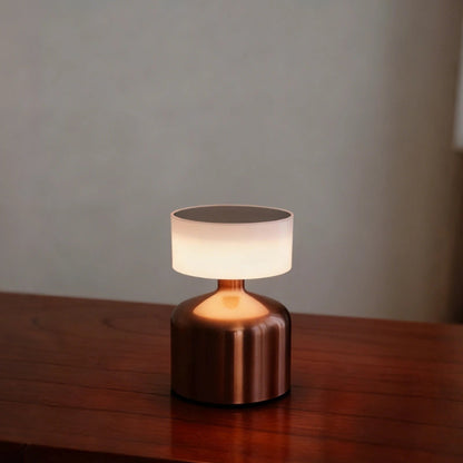 Oplaadbare Metalen Tafellamp met Dimbaar LED-Licht en Kleurtemperatuur