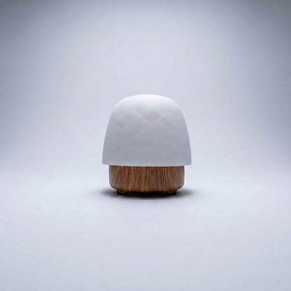 Nachtlamp Paddenstoel Siliconen Hout LED Dimbaar Kleurtemperatuur Instelbaar Slaapkamer Kinderkamer Bureaulamp Nachtlampje