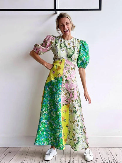Zomerjurk Fleurora Jurk Vrouwelijk Elegant
