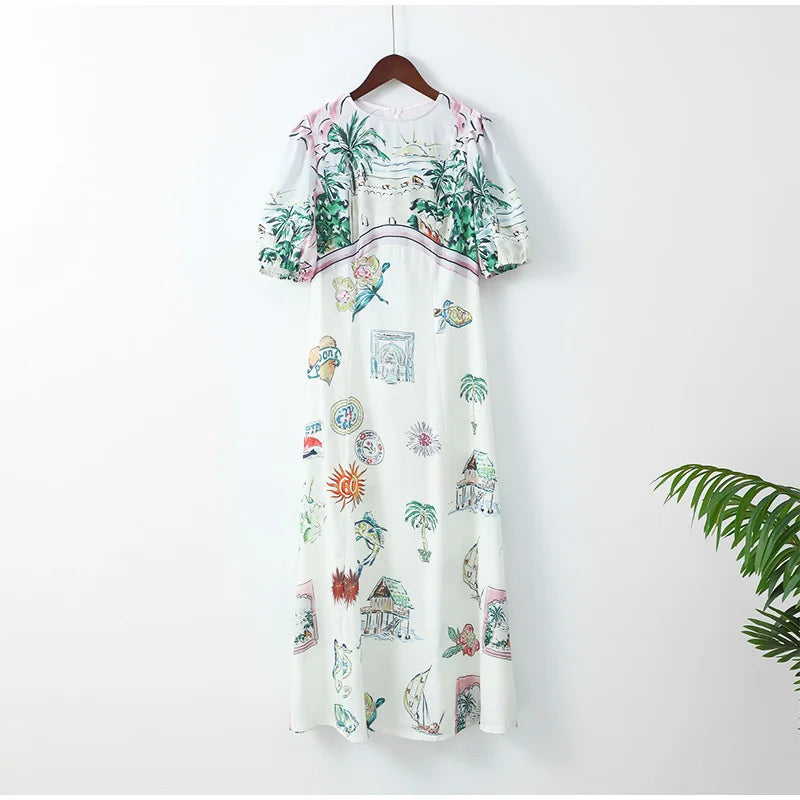 Zomerjurk Fleurora Jurk Vrouwelijk Elegant