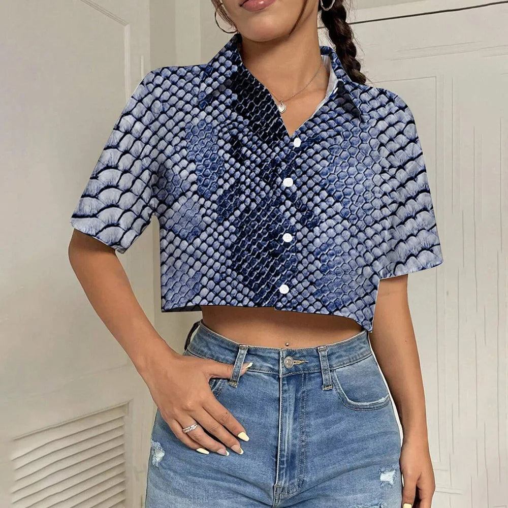 Vrouwen Zomerblouses Korte Mouw Mooi en Luchtig