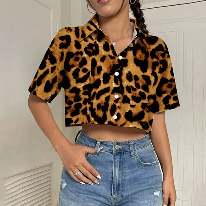 Vrouwen Zomerblouses Korte Mouw Mooi en Luchtig