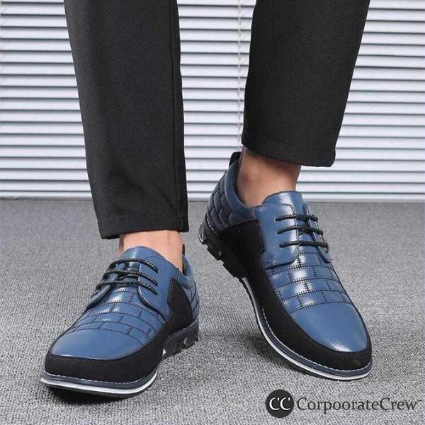 Zwarte Heren Schoenen Formal Business Stijl
