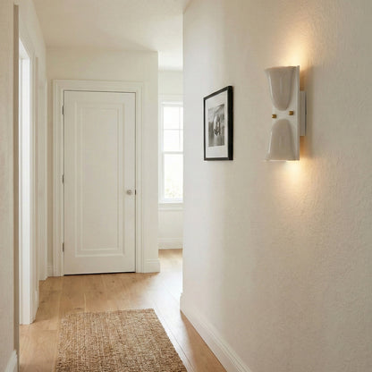 Mollo Wandlamp — Organische Hars & IJzer Wandverlichting