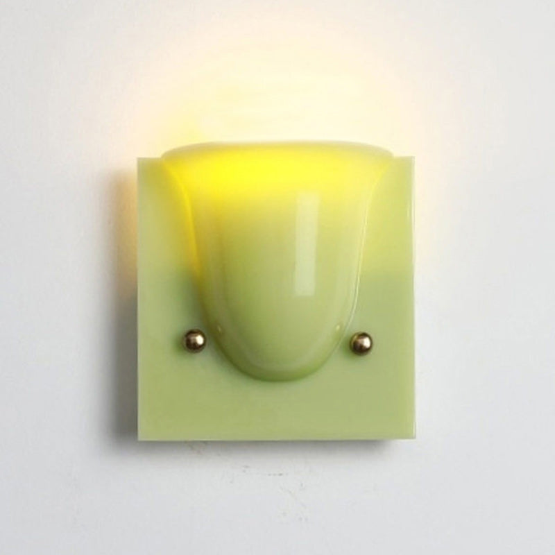 Mollo Wandlamp — Organische Hars & IJzer Wandverlichting