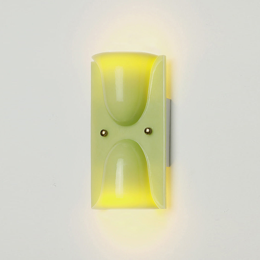 Mollo Wandlamp — Organische Hars & IJzer Wandverlichting