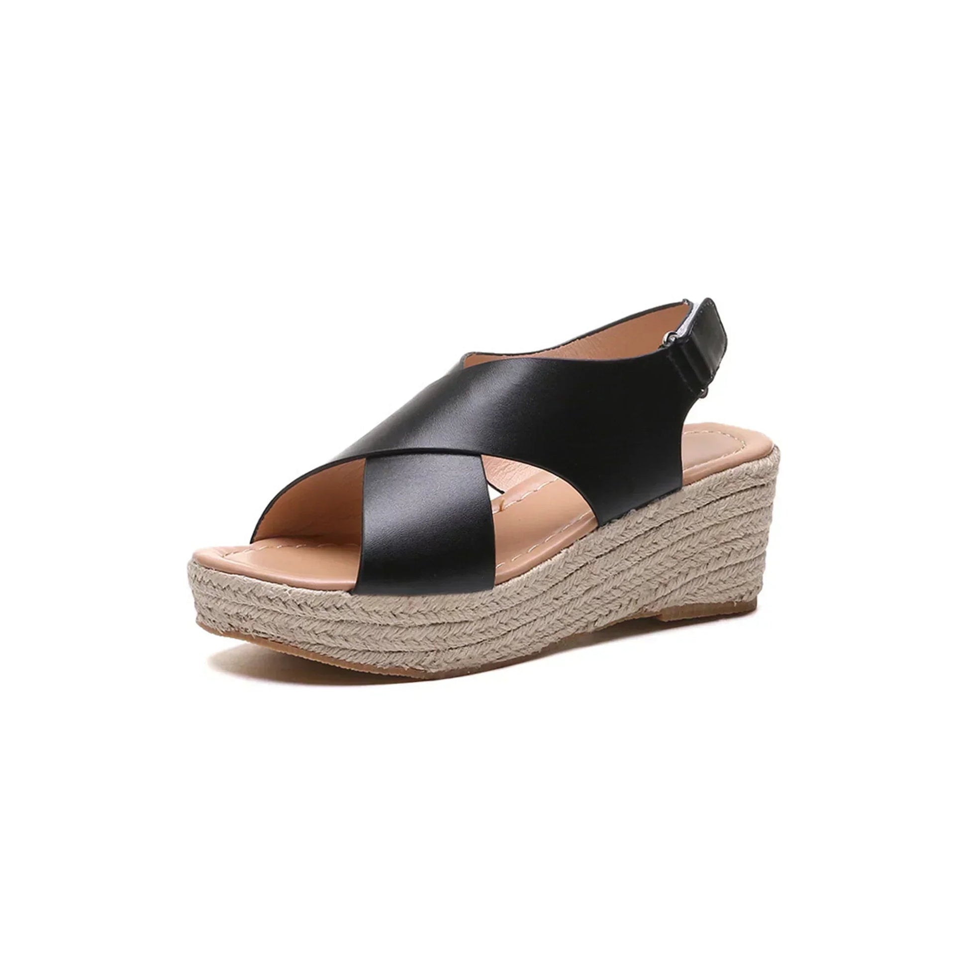Monika | Sleehaksandalen Dames met Gekruiste Bandjes 3