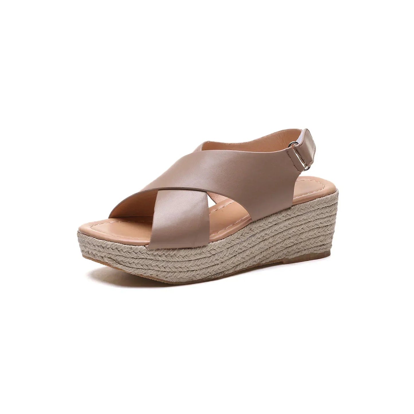 Monika | Sleehaksandalen Dames met Gekruiste Bandjes 4