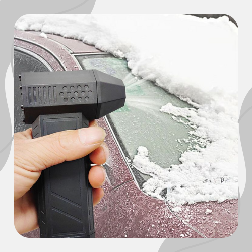 Draadloze Sneeuwblaasborstel – Compacte Elektrische Sneeuwverwijderaar voor Auto & Ramen – Oplaadbaar via USB