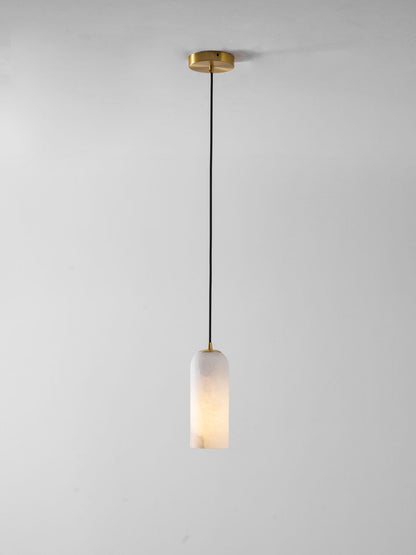 Alabasten Hanglamp met Gevlochten Snoer – Natuursteen Verlichting van Enkel Lichtpunt tot 21-Lichts Cluster – Mid-Century Modern Stijl Eetkamer Hanglamp met E12/E14 Fitting