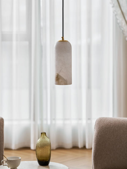 Alabasten Hanglamp met Gevlochten Snoer – Natuursteen Verlichting van Enkel Lichtpunt tot 21-Lichts Cluster – Mid-Century Modern Stijl Eetkamer Hanglamp met E12/E14 Fitting