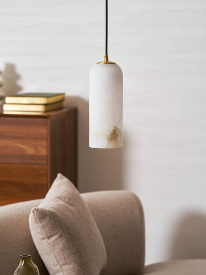 Alabasten Hanglamp met Gevlochten Snoer – Natuursteen Verlichting van Enkel Lichtpunt tot 21-Lichts Cluster – Mid-Century Modern Stijl Eetkamer Hanglamp met E12/E14 Fitting