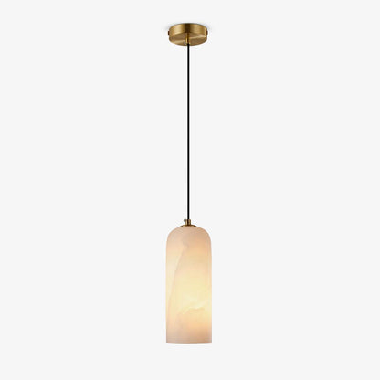 Alabasten Hanglamp met Gevlochten Snoer – Natuursteen Verlichting van Enkel Lichtpunt tot 21-Lichts Cluster – Mid-Century Modern Stijl Eetkamer Hanglamp met E12/E14 Fitting