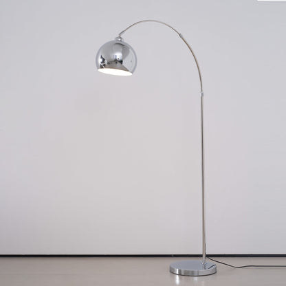Verstelbare Vloerlamp Metaal Zwart Chroom Wit Telescopische Arm Leeslamp Modern Design