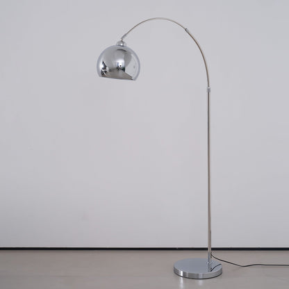 Verstelbare Vloerlamp Metaal Zwart Chroom Wit Telescopische Arm Leeslamp Modern Design