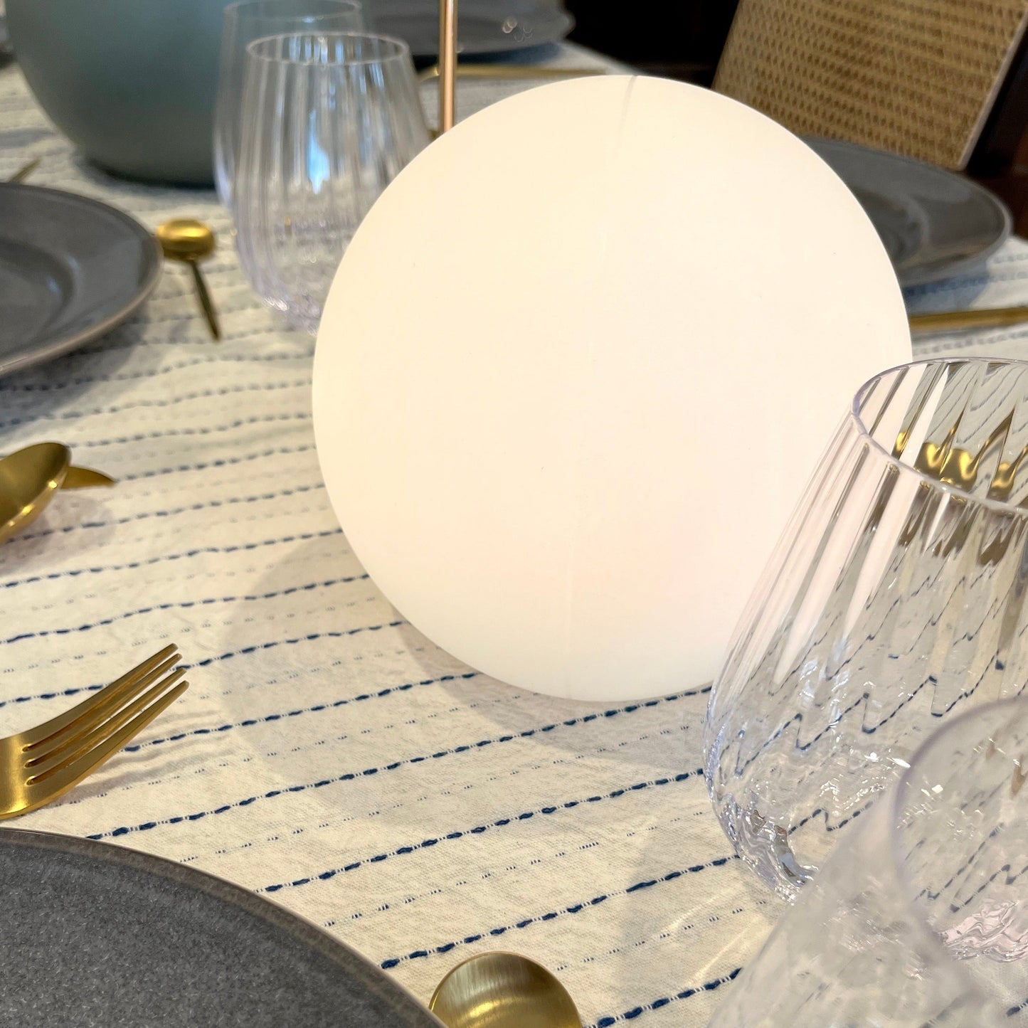 Tafellamp Draadloos Oplaadbaar LED 16 Kleuren Dimbaar IP65 Buiten Binnen