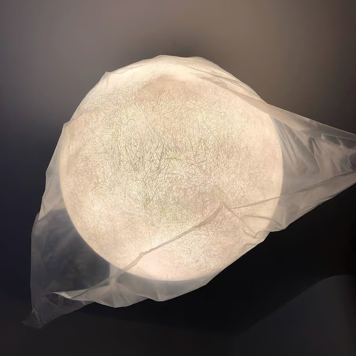 Maan Hanglamp – Realistische Textuur – 8 Maten Beschikbaar – Romantische Maanbol voor Slaapkamer Eetkamer Kinderkamer – Dimbaar Warm Licht – Schuine Plafondadapter Inbegrepen
