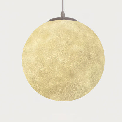 Maan Hanglamp – Realistische Textuur – 8 Maten Beschikbaar – Romantische Maanbol voor Slaapkamer Eetkamer Kinderkamer – Dimbaar Warm Licht – Schuine Plafondadapter Inbegrepen
