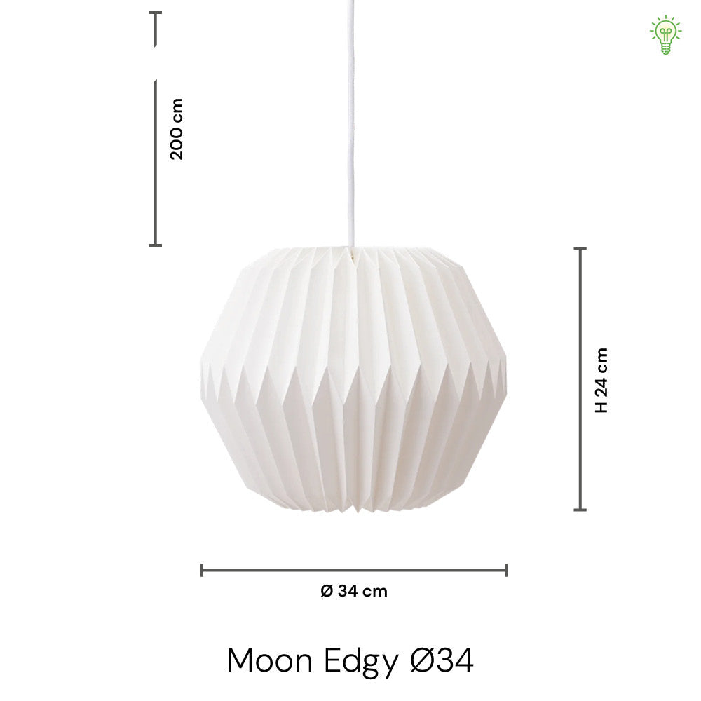 Hanglamp Wit Acryl Design E27 Woonkamer Eettafel