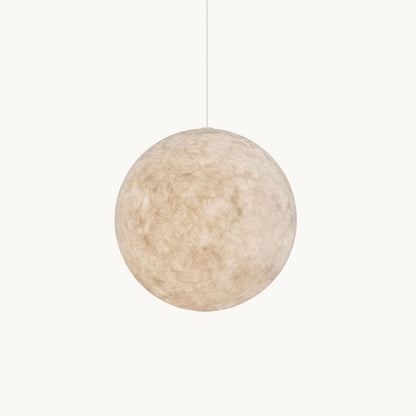 Maan Hanglamp – Realistische Textuur – 8 Maten Beschikbaar – Romantische Maanbol voor Slaapkamer Eetkamer Kinderkamer – Dimbaar Warm Licht – Schuine Plafondadapter Inbegrepen