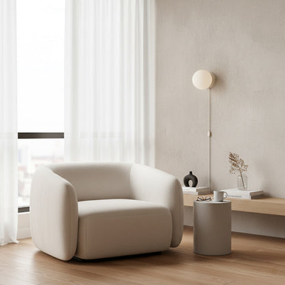 Wandlamp Plug-In Glas & IJzer Zwart Wit Sfeerlicht Slaapkamer Gang