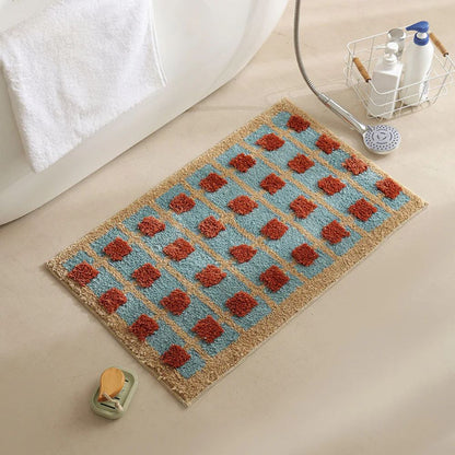 Marokkaanse Badmat Antislip met Sneldrogende Oppervlak – Zachte Badkamermat 40x60cm 50x80cm 60x90cm