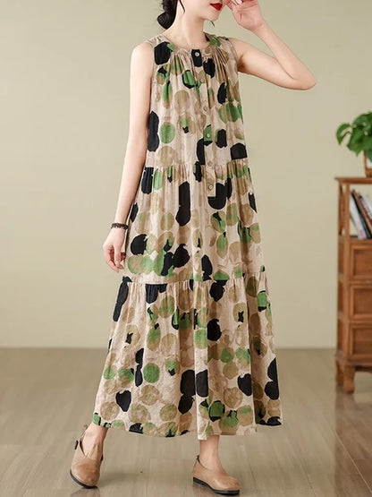 Zomerjurk Polka Dot Jurk Vrouwen Retro Stijl