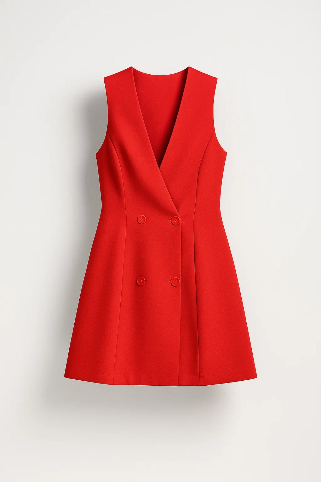 Korte Blazer Jurk Dames Dubbele Knopen Chique - StudioMarella