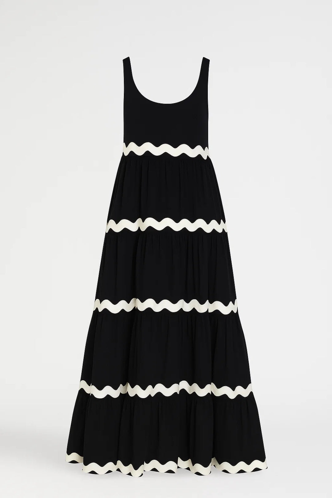 Dames Maxi Jurk Gelaagde Rok Zomerse Stijl Casual - StudioMarella