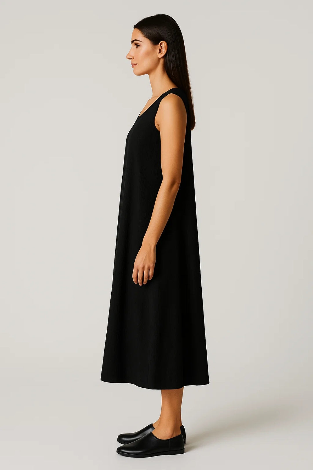 Dames Maxi Jurk Mouwloos Wijd en Comfortabel Zomerjurk