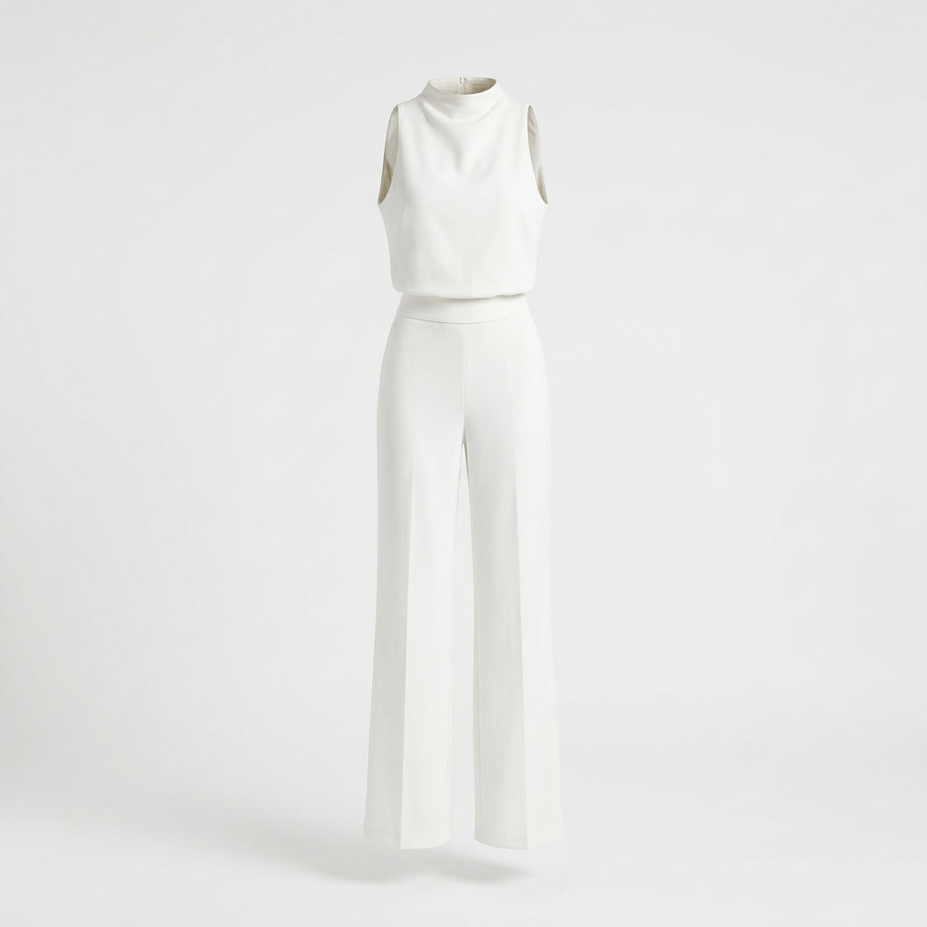 Mouwloze Tweedelige Broekset | Elegante Outfit Dames 1