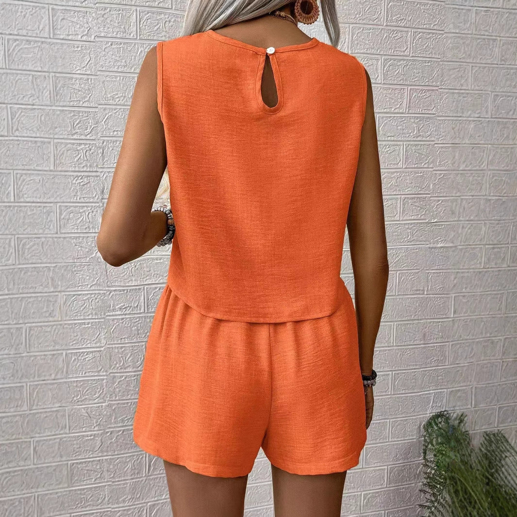 Mouwloze Tweedelige Damesset | Comfortabele Zomeroutfit 2