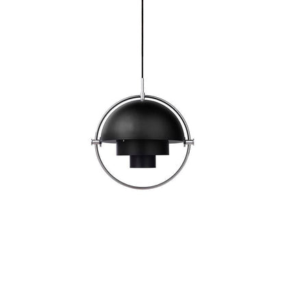 Hanglamp metaal staal E27 zwart messing eettafel woonkamer Scandinavisch design hanglamp draaibare kap modern