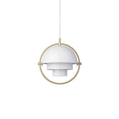 Hanglamp metaal staal E27 zwart messing eettafel woonkamer Scandinavisch design hanglamp draaibare kap modern