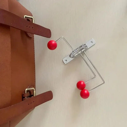 Wandkapstok Metaal Retro 3 of 4 Haken Zwart Wit Groen Rood Hal Slaapkamer