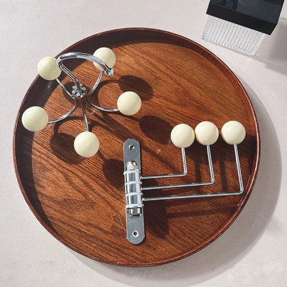 Wandkapstok Metaal Retro 3 of 4 Haken Zwart Wit Groen Rood Hal Slaapkamer