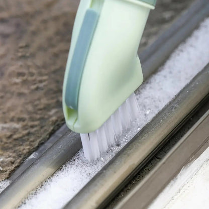 Voegenborstel met Wateraansluiting voor Keuken en Badkamer | Multifunctionele Schoonmaakborstel voor Tegels, Ramen en Douchegoten | Hygiënische Reinigingsborstel met Geïntegreerde Waterdoorvoer
