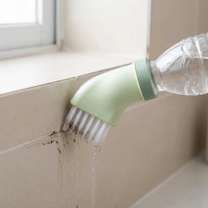 Voegenborstel met Wateraansluiting voor Keuken en Badkamer | Multifunctionele Schoonmaakborstel voor Tegels, Ramen en Douchegoten | Hygiënische Reinigingsborstel met Geïntegreerde Waterdoorvoer