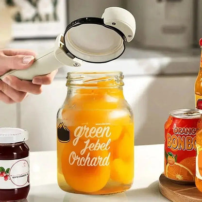 Magnetische Multifunctionele Blikopener met Verstelbare Grip en Ergonomisch Handvat voor Potten en Flessen