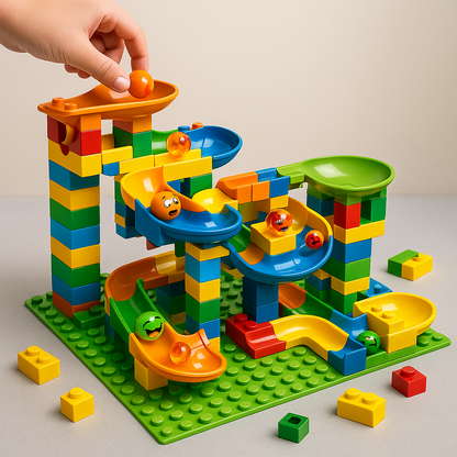 Modulaire Knikkerbaan Bouwspeelgoed Kunststof voor Kinderen Creatief Educatief Constructieset