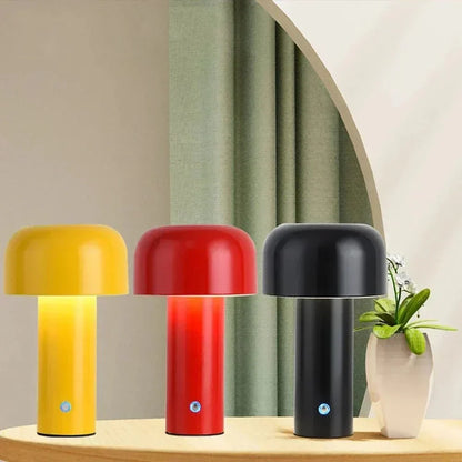 Tafellamp Paddenstoel Oplaadbaar Draadloos LED 25cm Design